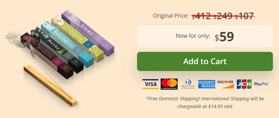 Spiritual Sticks® Price And Order Label